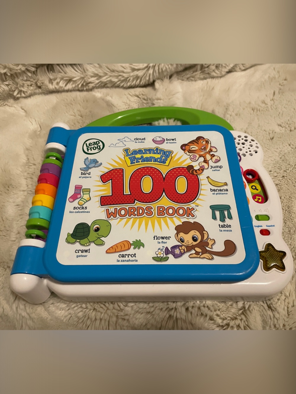 LeapFrog Learning Friends 100 Words Book - Blue & Green
